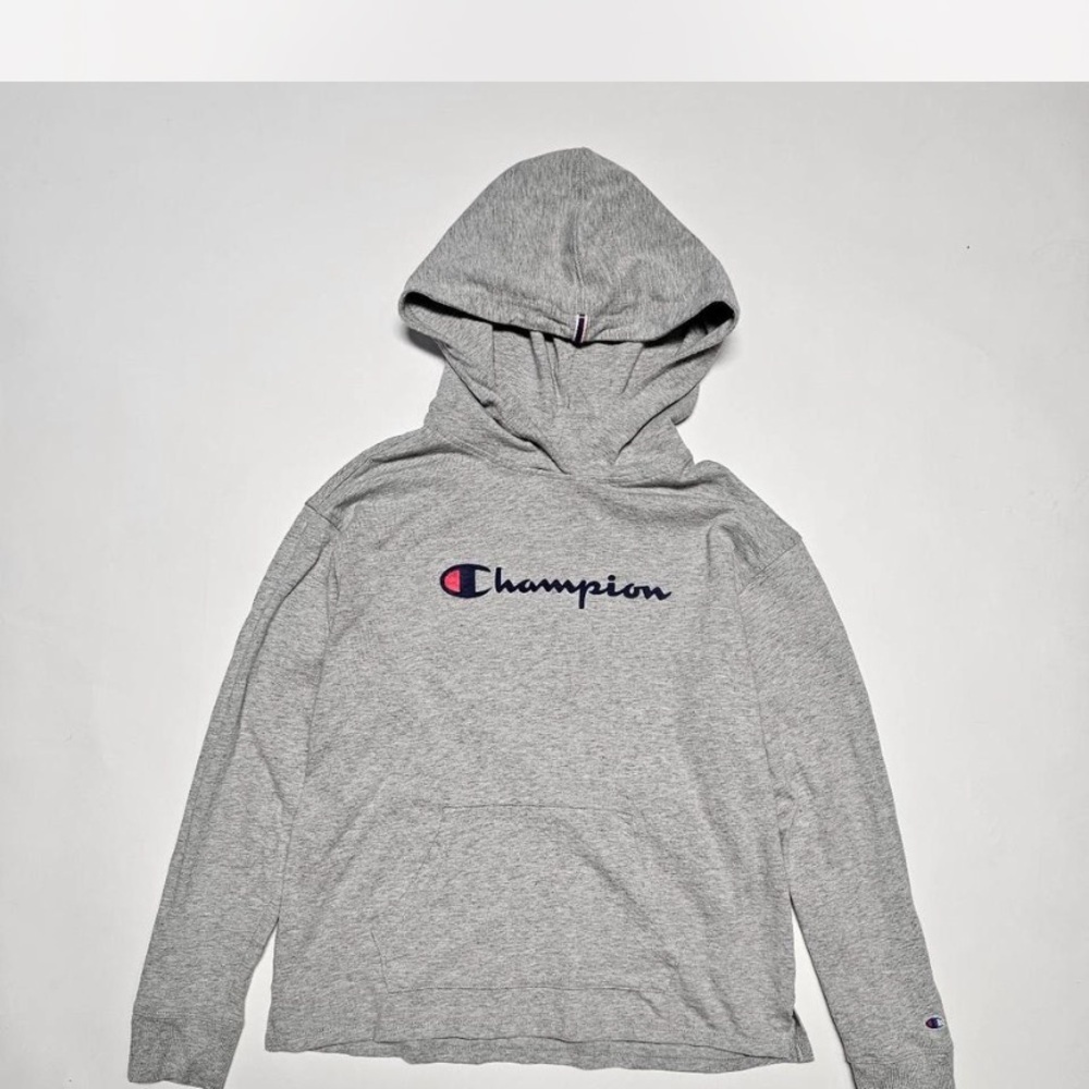 Champion Heather Gray Athletic Hoodie